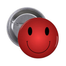 Red Smiley Pins