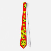 Red Smiley Tie
