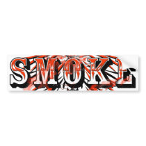 Red Smoke (BumperSticker) by digitalshirts Red Smoke (BumperSticker)