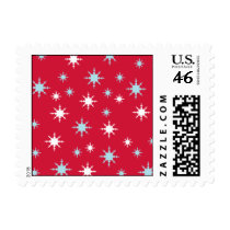 Red Snowburst stamps