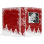 Red Snowflake Photo Binder