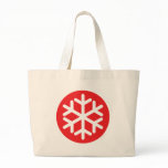 red snowflake winter bags