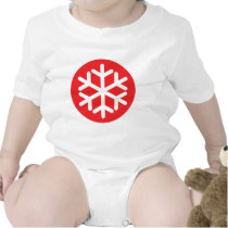 red snowflake winter t-shirts