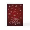 Red Snowflakes - Merry Christmas cards by ambermooncards Red Snowflakes - Merry Christmas cards