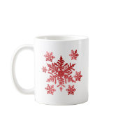 Red Snowflakes Coffee Mugs