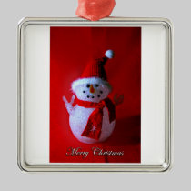 Red Snowman ornament ornaments