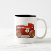 Red Soap Box Car Mugs mugs