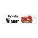 "Red Soap Box Car Winner, My Son ... Bumper Sticke bumper stickers by art1st "Red Soap Box Car Winner, My Son ... Bumper Sticke bumper stickers