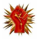 Red Solidarity Fist to Customize on Tshirts