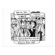 Red Sox Fans Riot, 1912 postcards