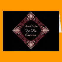Red Sparkling Diamond Fractal Art cards