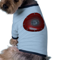RED SPEAKER PET TEE SHIRT