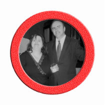 red speckel frame photo sculptures by DonnasPhotoFrames red speckel frame photo sculptures