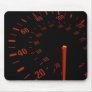 Red Speedometer Dial Mouse Pads