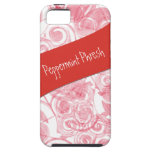 Red Spiral and Star Background Template casemate cases