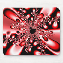 Red Splat Mousepads