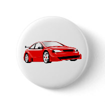 Red Sport Car buttons