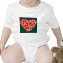 Red Square Heart t-shirts
