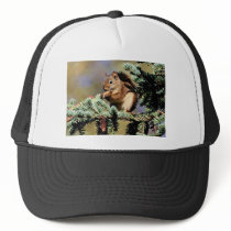 Red Squirrel Trucker Hat