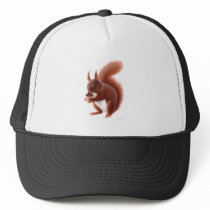 Red Squirrel Hat by twopurringcats Red Squirrel Hat