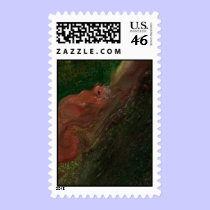 Red Squirrel Postage Stamp stamps