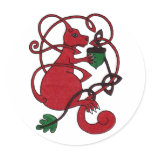 Red Squirrel stickers