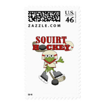 Red Squirt Hockey Tshirts and Gifts Stamp