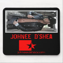 Red Star Black Mousepad mousepads