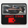 Red Star Black Mousepad