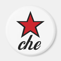 Red Star Che Guevara! Refrigerator Magnets