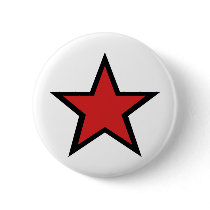 Red Star! Cool Red Star productcs! Button
