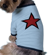 Red Star! Cool Red Star productcs! Dog Clothes