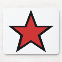 Red Star! Cool Red Star productcs! Mouse Pad