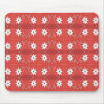 red star flowers mousepads