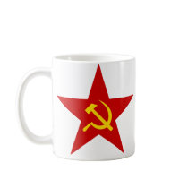 Red Star (hammer & sickle) mug
