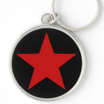 Red Star Keychains