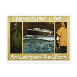 Red Star Line Antwerpen to New York Postcards