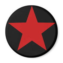 Red Star Fridge Magnet
