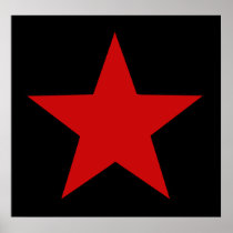 Red Star Print
