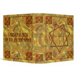 Red Star Septagram 3 Ring Binders