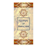 Red Star Septagram Rack Card Design