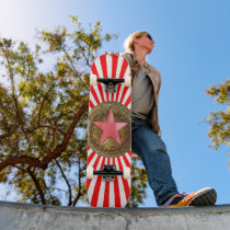 red star skateboard