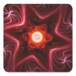 Red star sticker