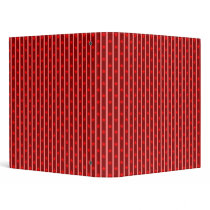 Red Stars And Stripes 1" Binder