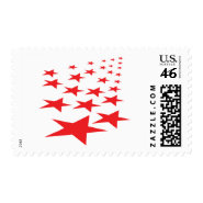 red stars carpet stamp