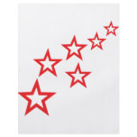 red stars rain icon flyers