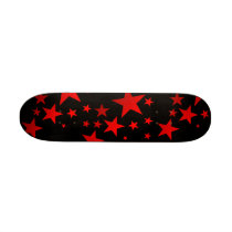 RED STARS!!! SKATE BOARD DECKS