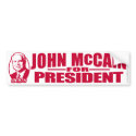 Red States McCain Bumper Sticker bumper stickers by GrandOldPartyGear Red States McCain Bumper Sticker bumper stickers