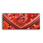 red steampunk heart envelope