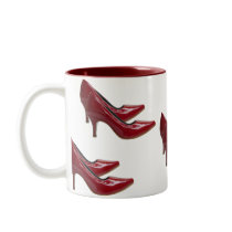 Red Stiletto Heels Coffee Mug Junky